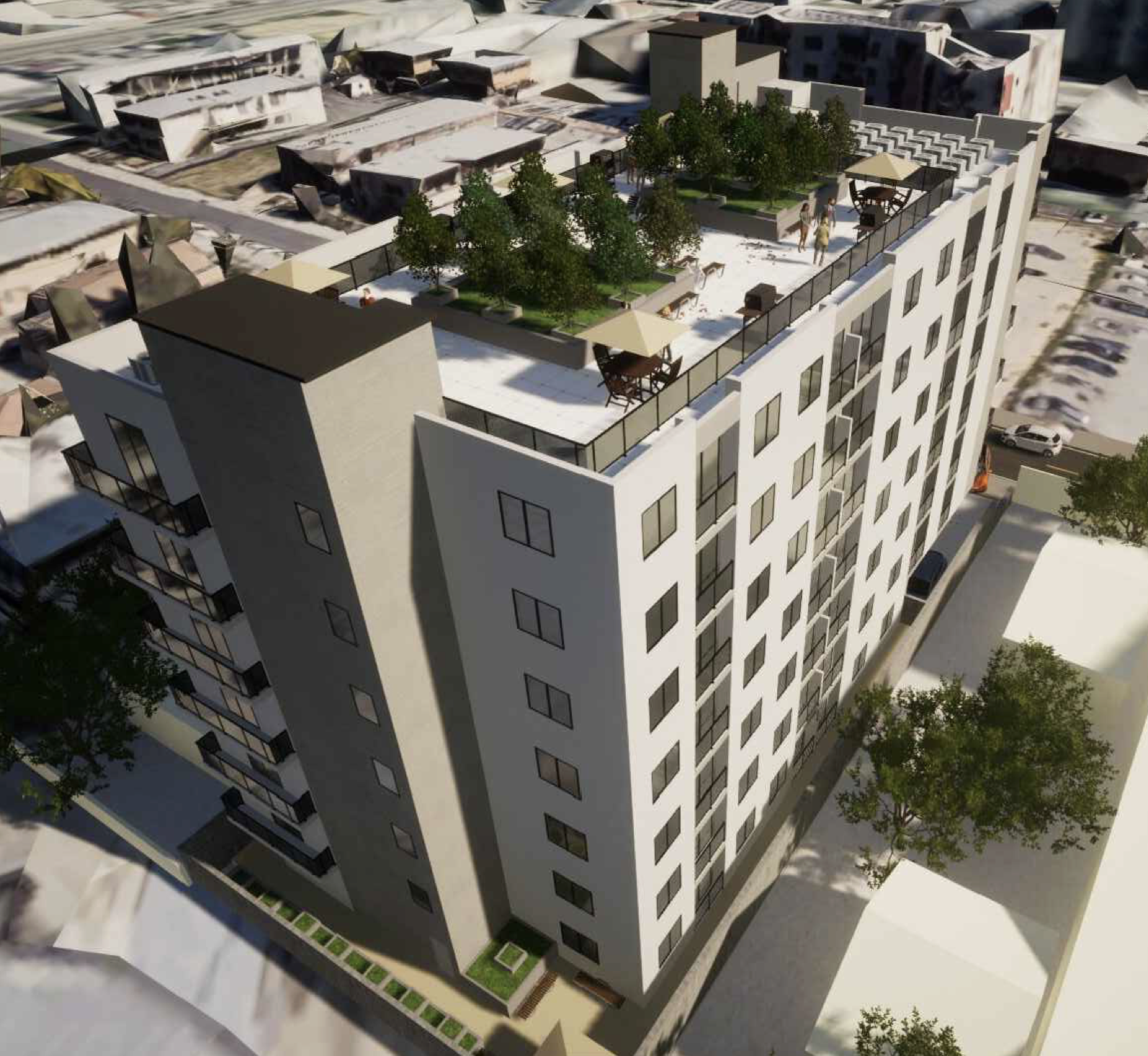 5519 North Elmer Avenue Rooftop