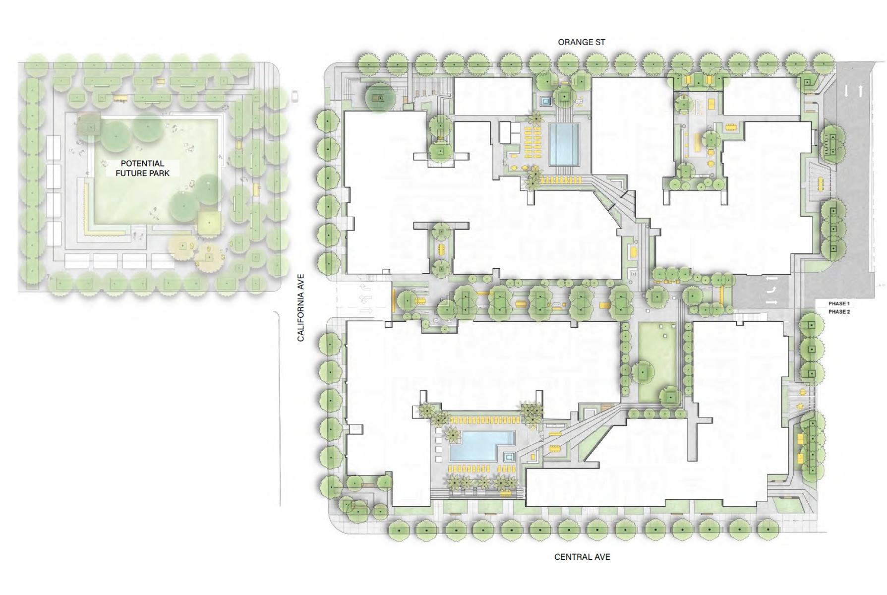 236 North Central Avenue Site Plan