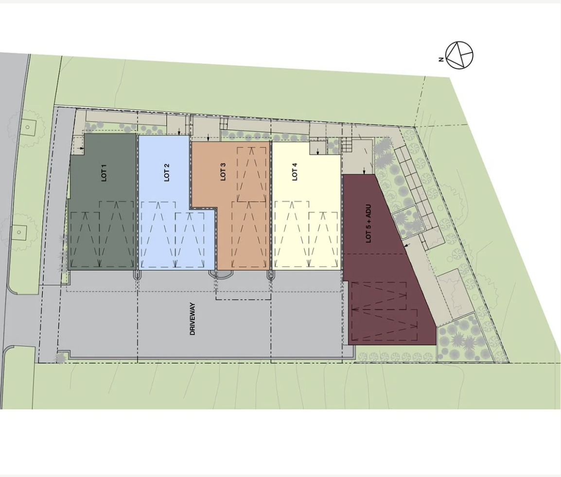 2772 Rowena Avenue Site Plan