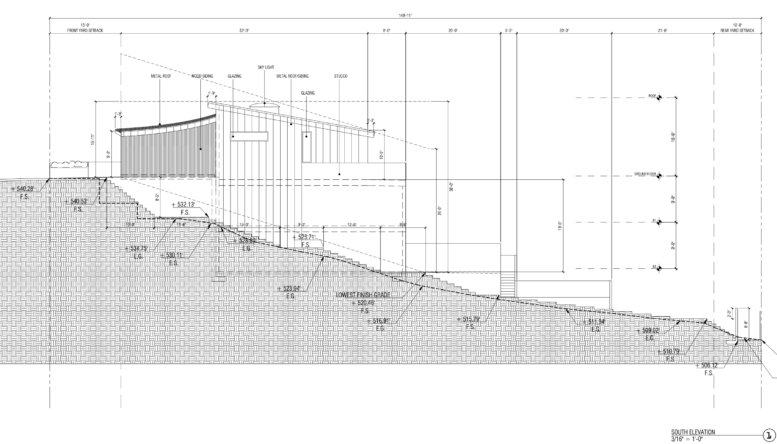 3724 North Randolph Avenue South Elevation