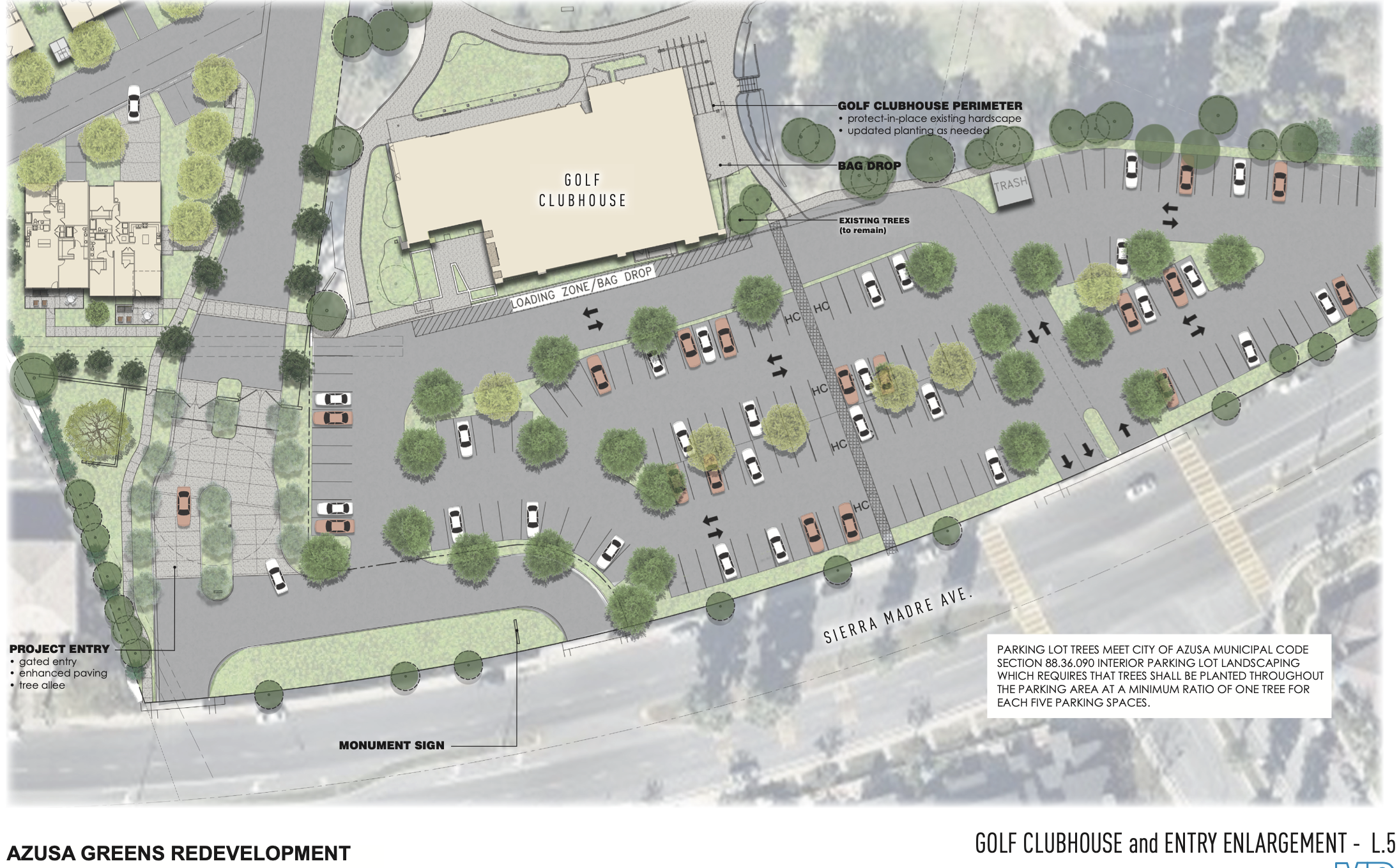 919 Sierra Madre Avenue Golf Course Plan