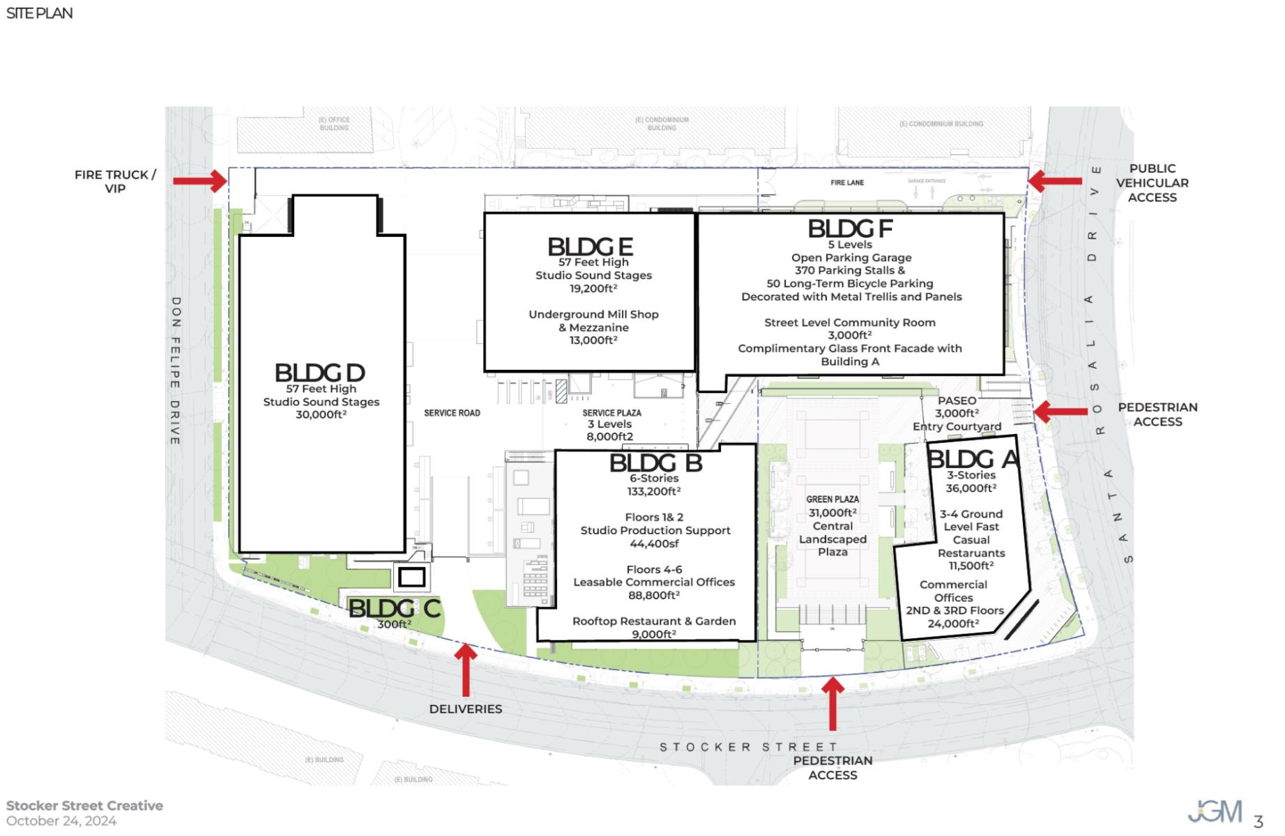 3701 Stocker Street Site Plan