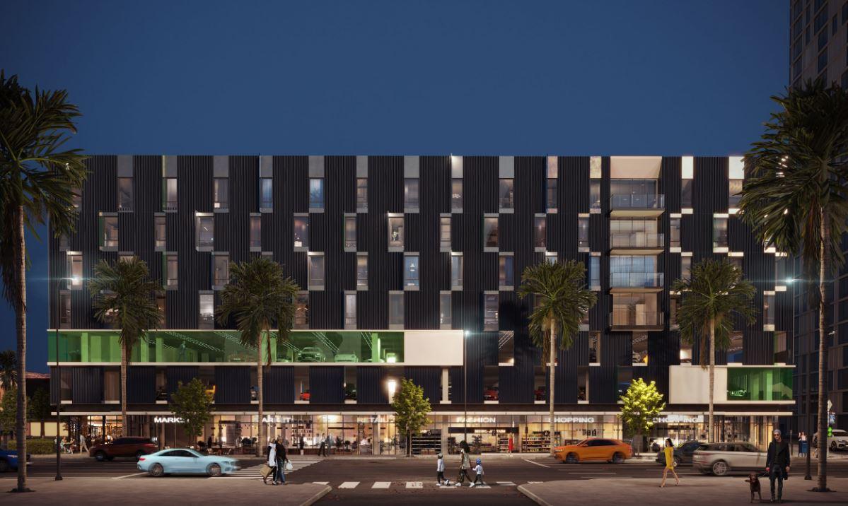 6007 Sunset Boulevard Night View