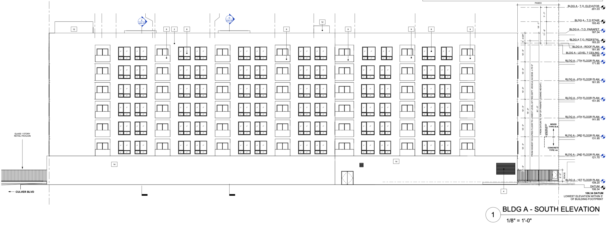 9000-9020 Venice Boulevard Building A South Elevation