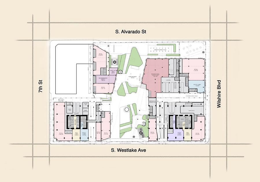 Centro Westlake Site Plan