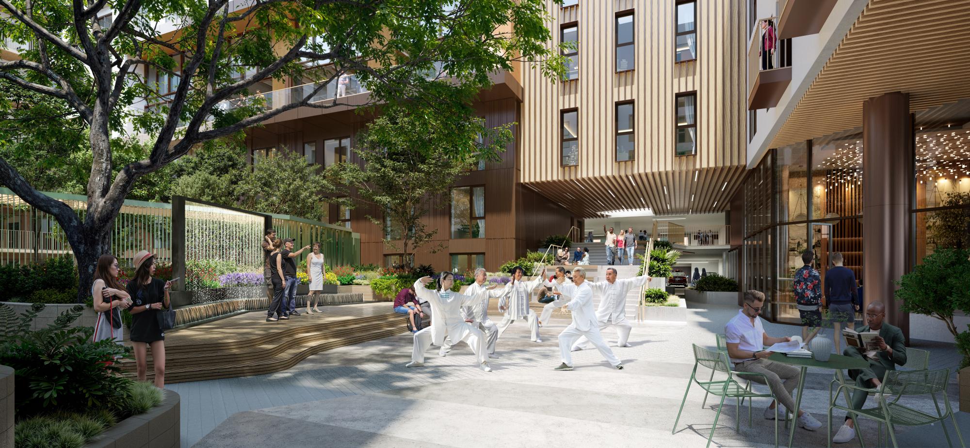 531 West College Street Courtyard