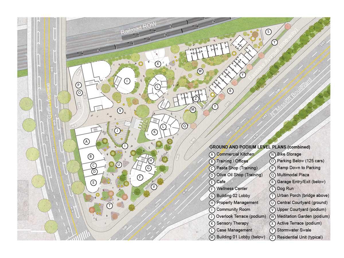 1321 North Mission Road Plan