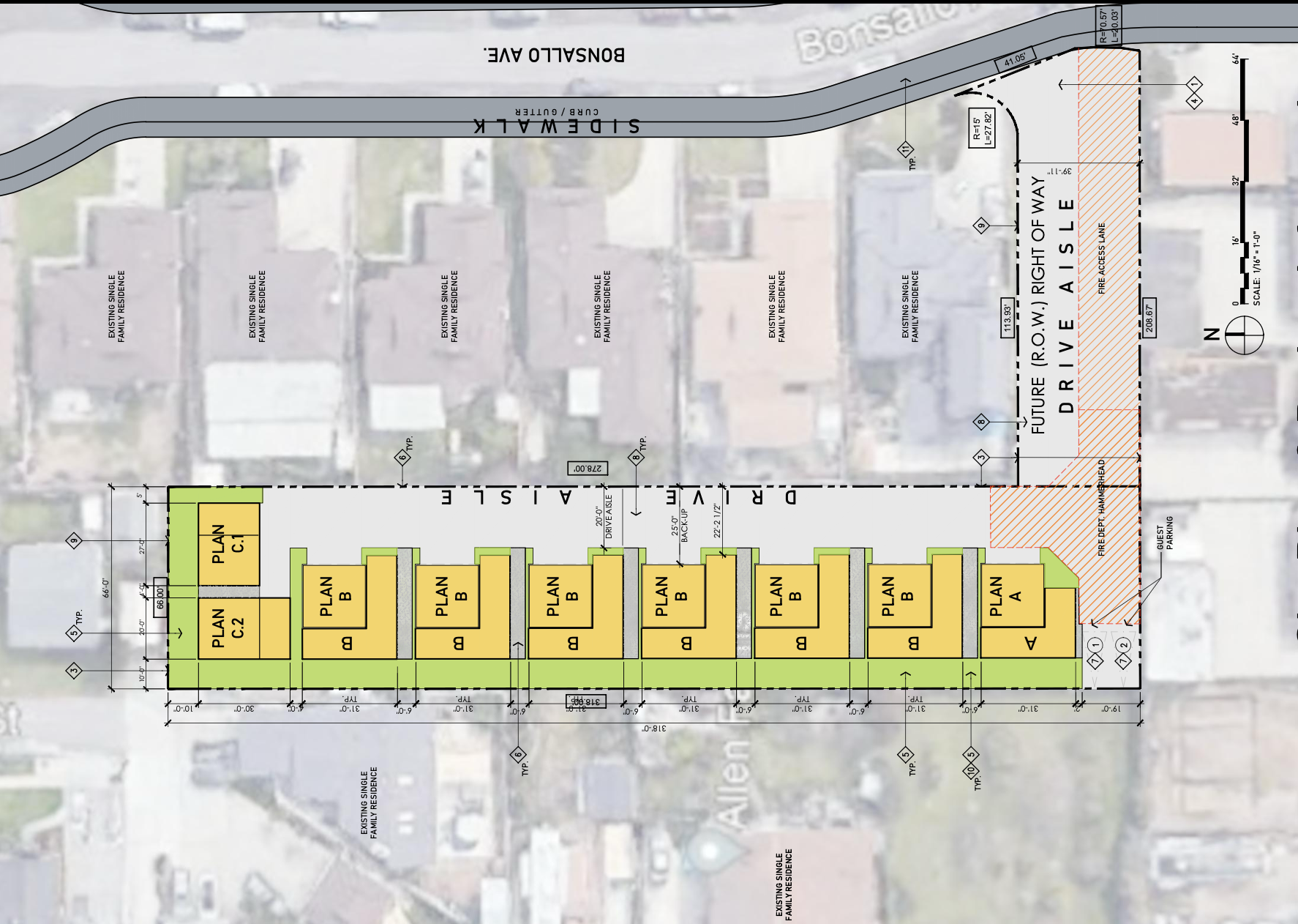 16215 Bonsallo Avenue Site Plan