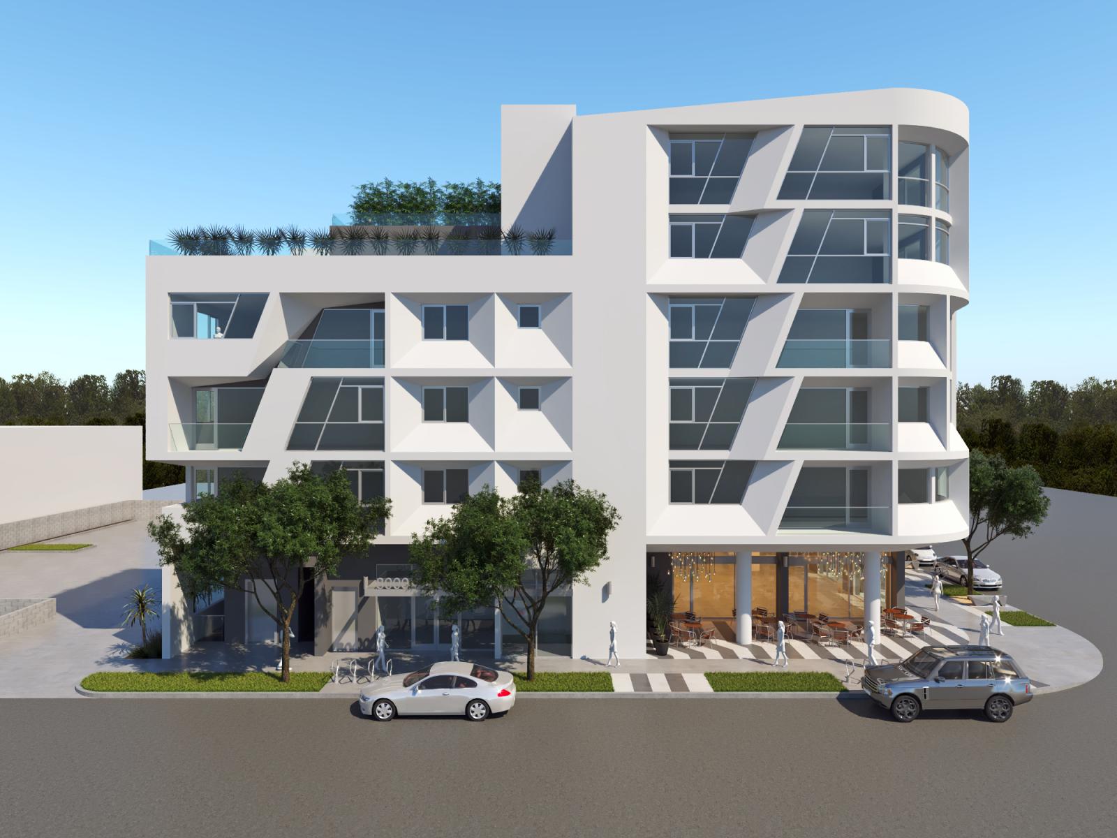 8000 Beverly Boulevard Facade